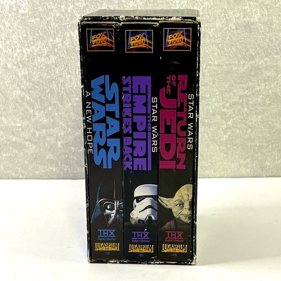 Vintage STARWARS Trilogy VHS 1993 Edition Collectible Film Video - Picture 1 of 7